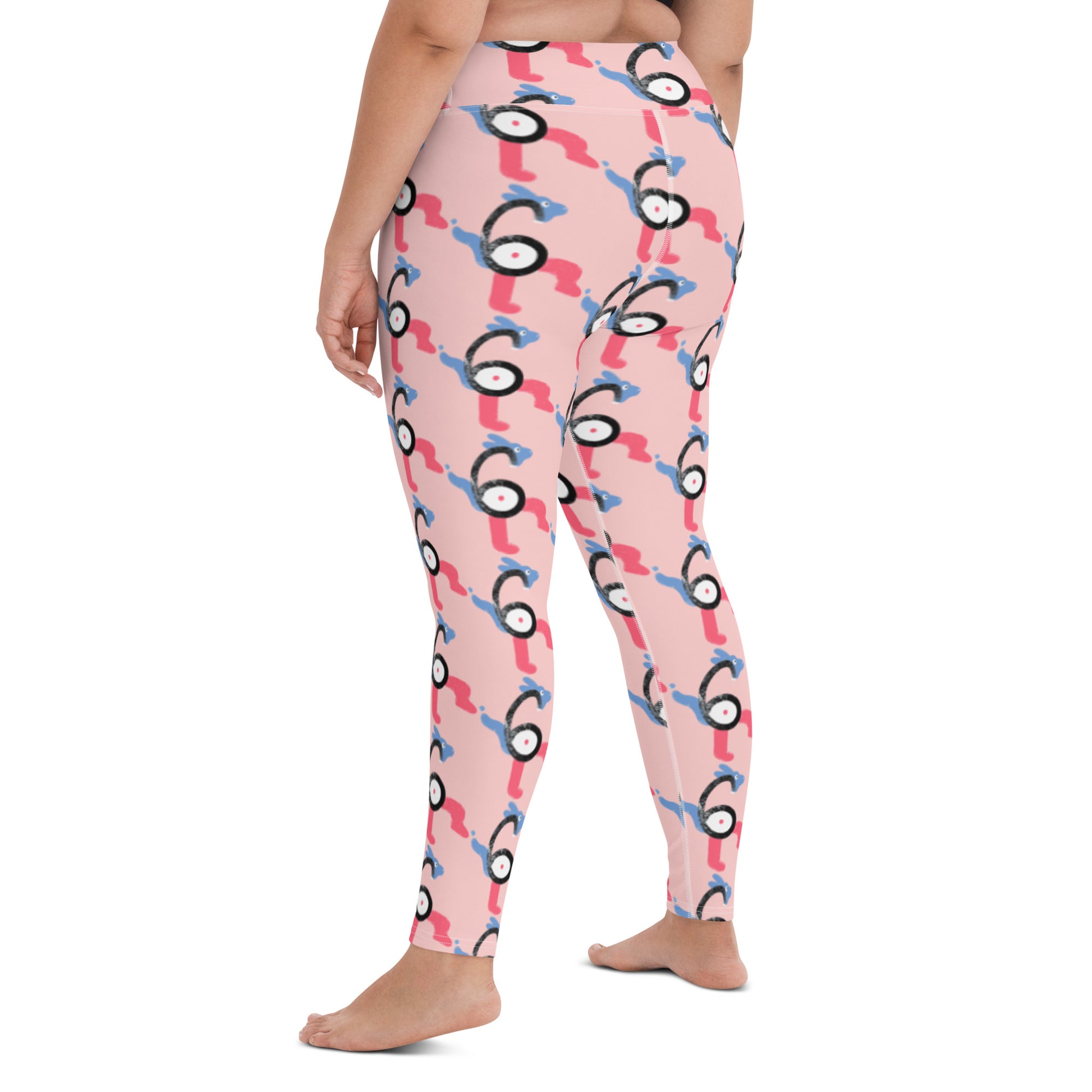 Flamingo Print Yoga Leggings | Women